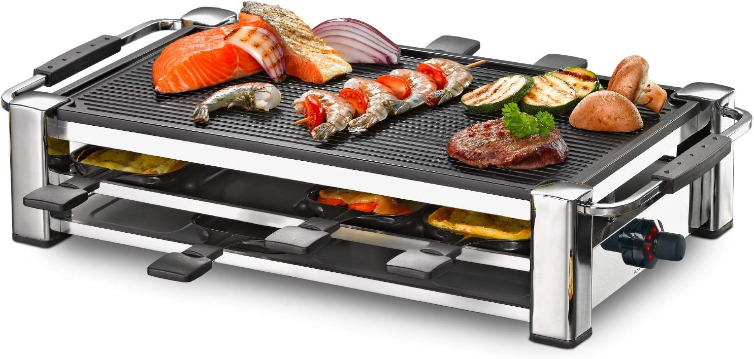 Rommelsbacher RCC 1500 raclette 1500 W Chrome