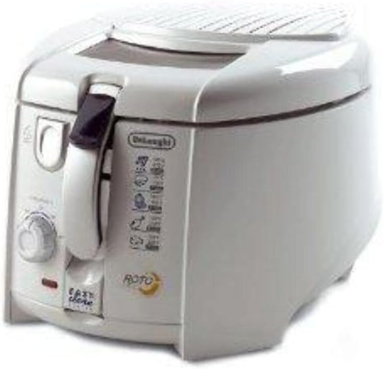 De'Longhi F28311.W1 RotoFry Friggitrice con cestello rotante angolato