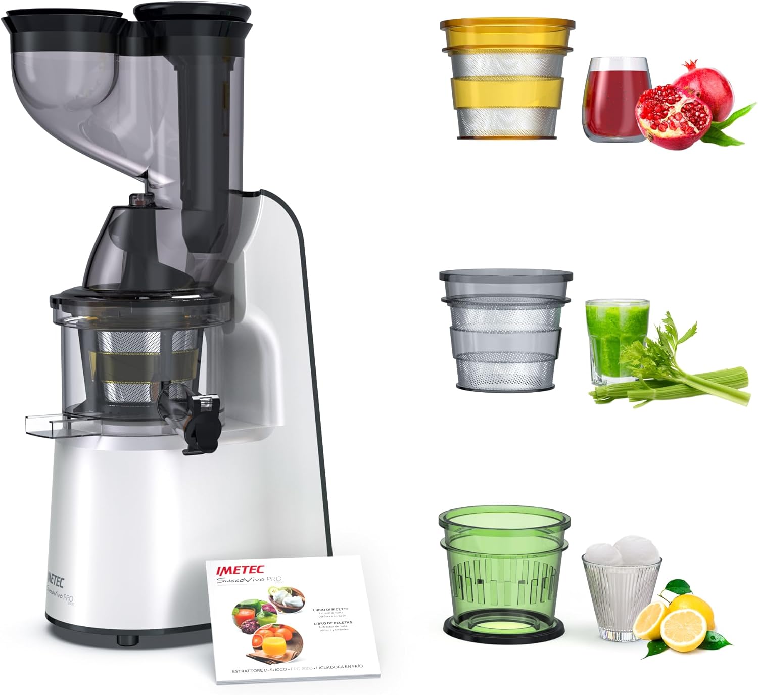 Imetec Succovivo Pro 2000 – Estrattore di succo a freddo