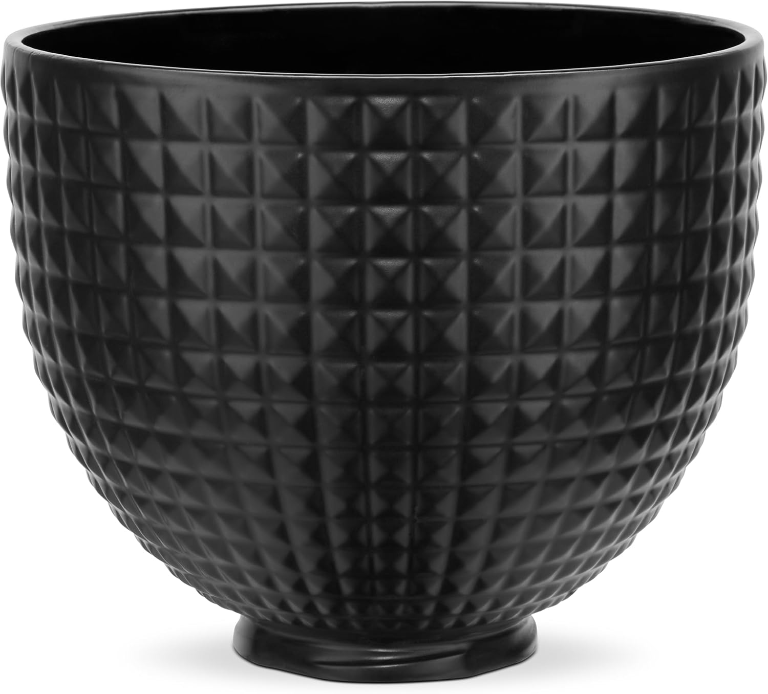 KitchenAid Ceramica borchiata nera da 5 quarti, miscelatore del basamento della testa di inclinazion
