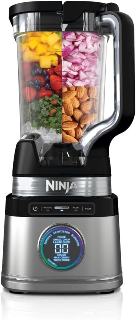 Ninja Detect Power Blender Pro 1200 W con brocca da 2 l (capacità massima del liquido 1900 ml), pote