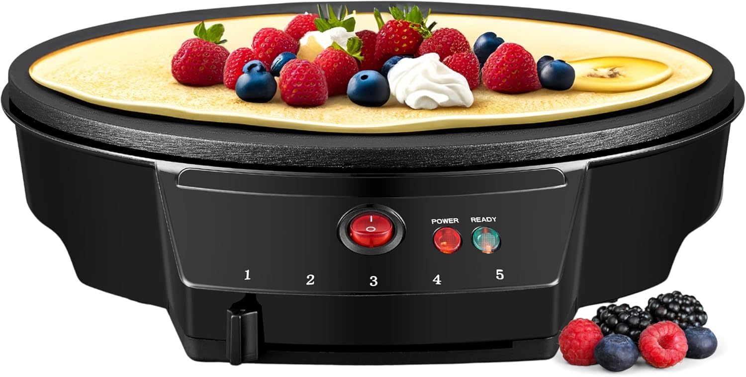 Crepes Maker Cool Touch Maniglia 30 cm Diametro