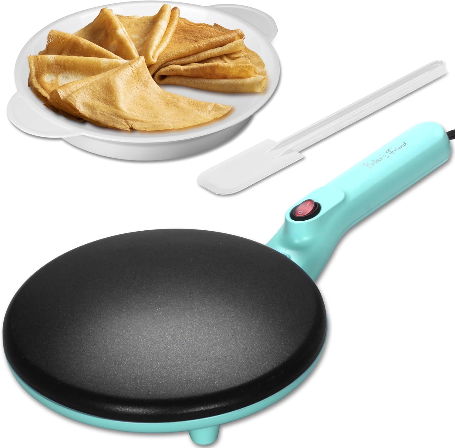Baker's Friend Macchina per Crêpes Istantanee con Manico