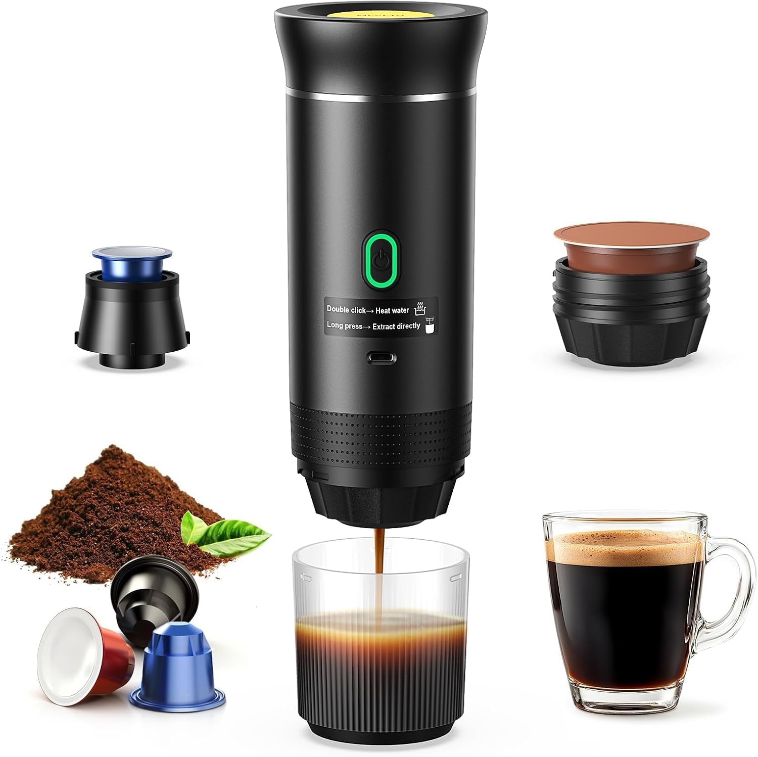 Macchina da Caffè Espresso Elettrica Portatile