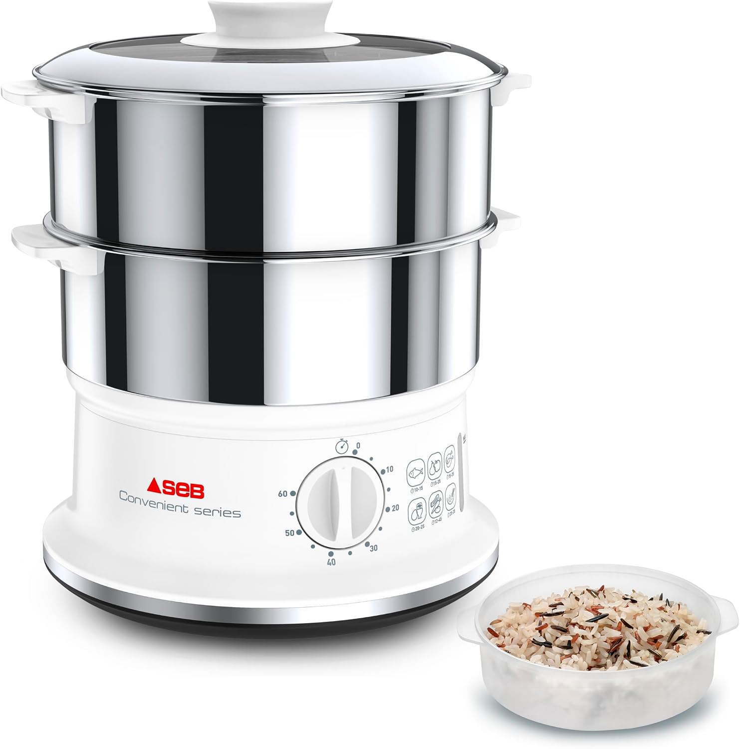 Seb VC145100 - Vaporiera elettrica in acciaio inox