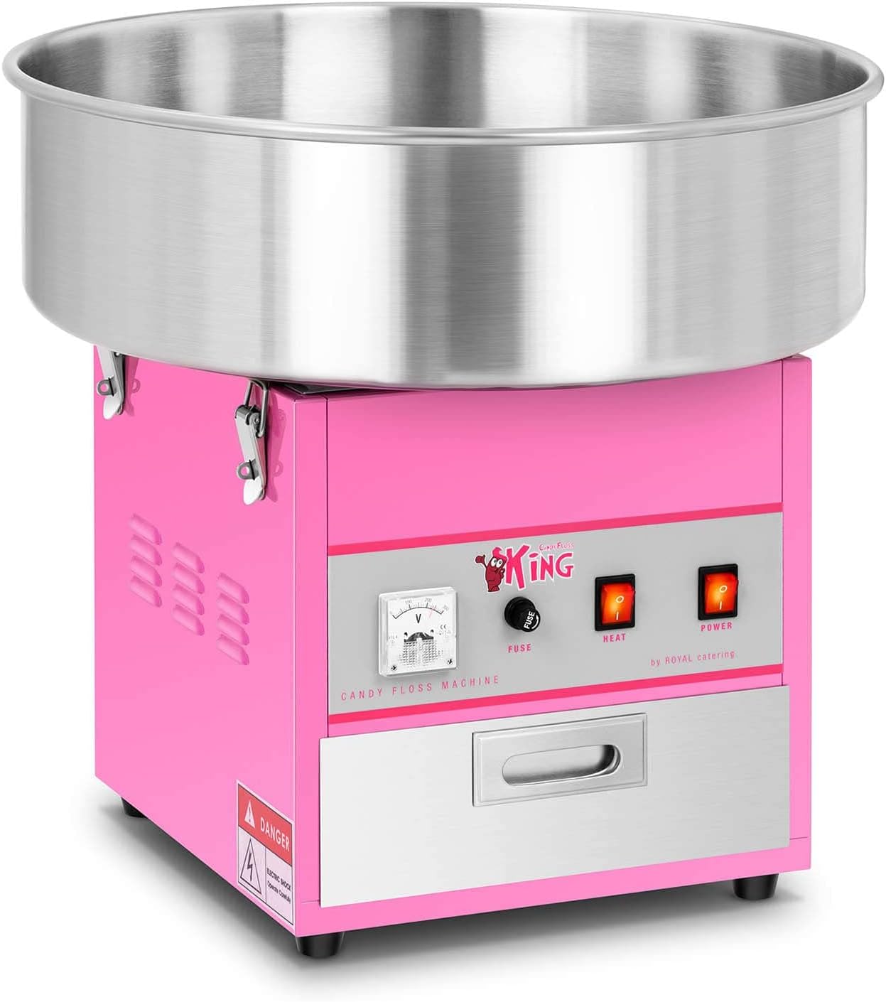 Royal Catering RCZK-1200-W Macchina Per Lo Zucchero Filato (1200 Watt)