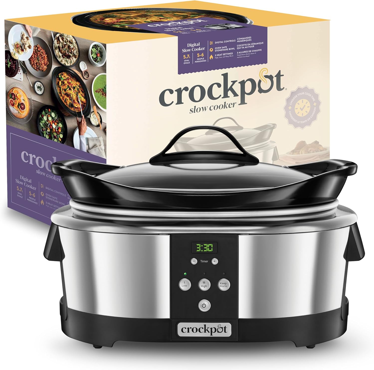 Crock-Pot Slow Cooker Pentola per Cottura Lenta