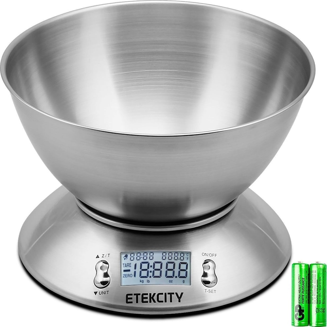 Etekcity Bilancia per alimenti con ciotola
