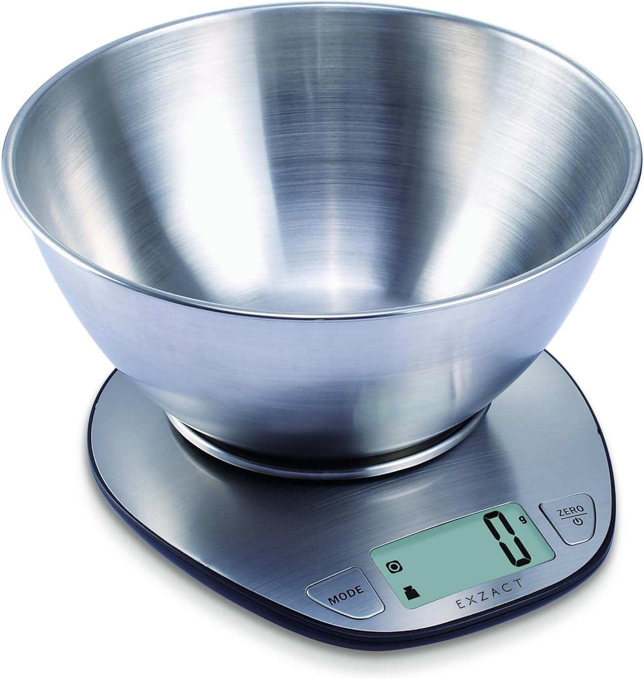Exzact Bilancia da cucina digitale in acciaio inossidabile