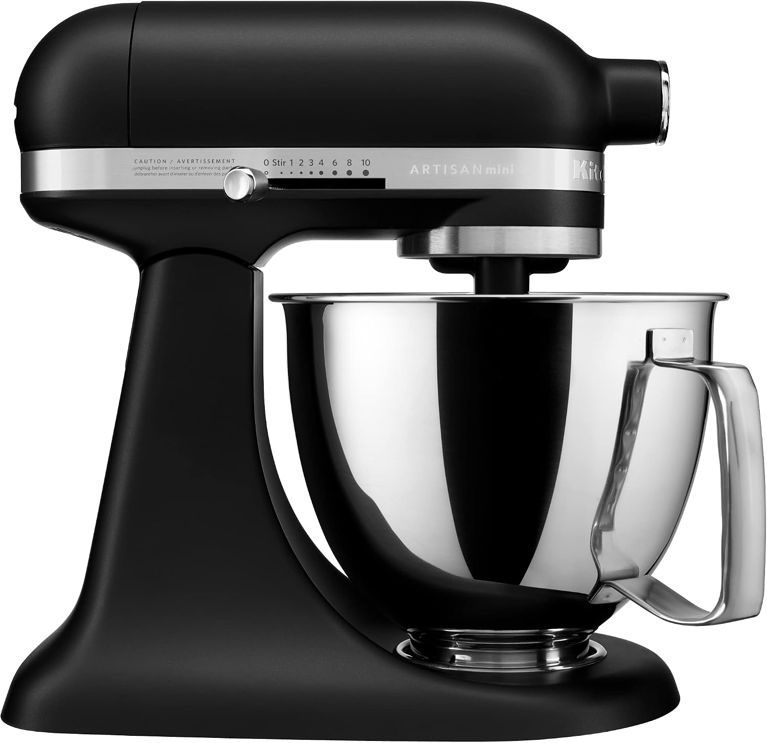KitchenAid KSM3316XBM Artisan Mini mixer con supporto