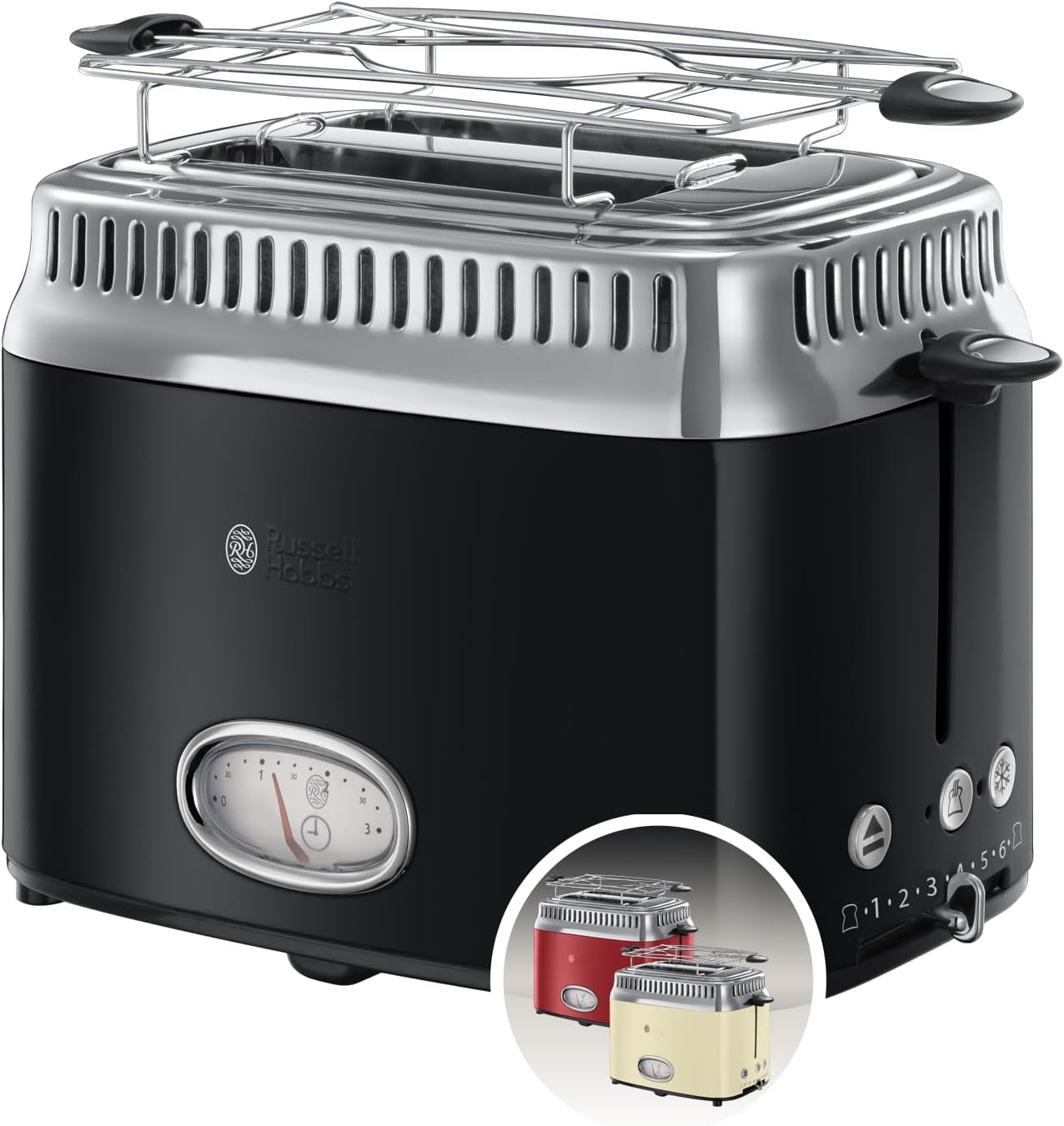 Russell Hobbs Tostapane Retro Collection 2 Fette 1300 W