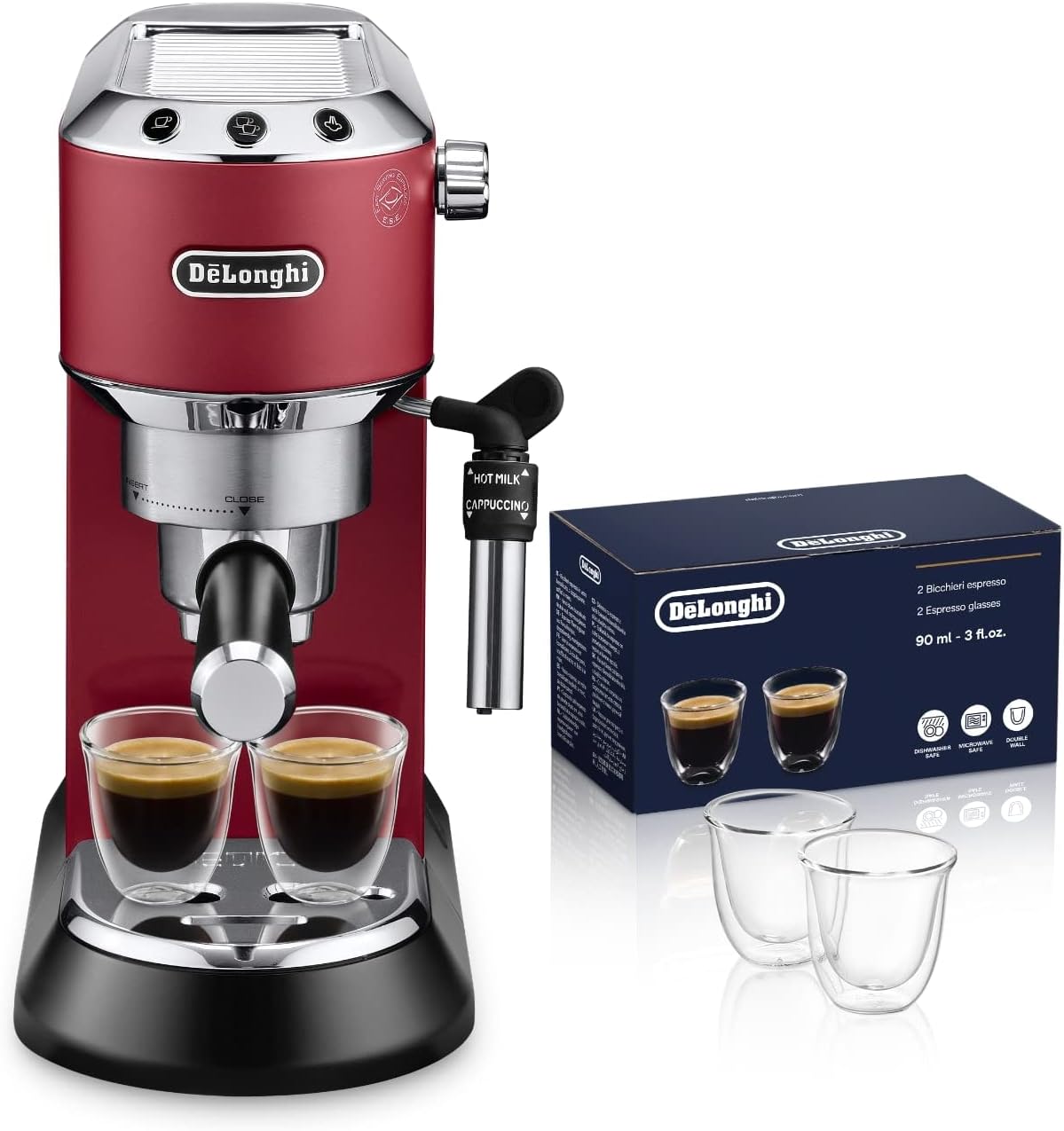 De'Longhi Dedica EC685.R Macchina da Caffè Espresso