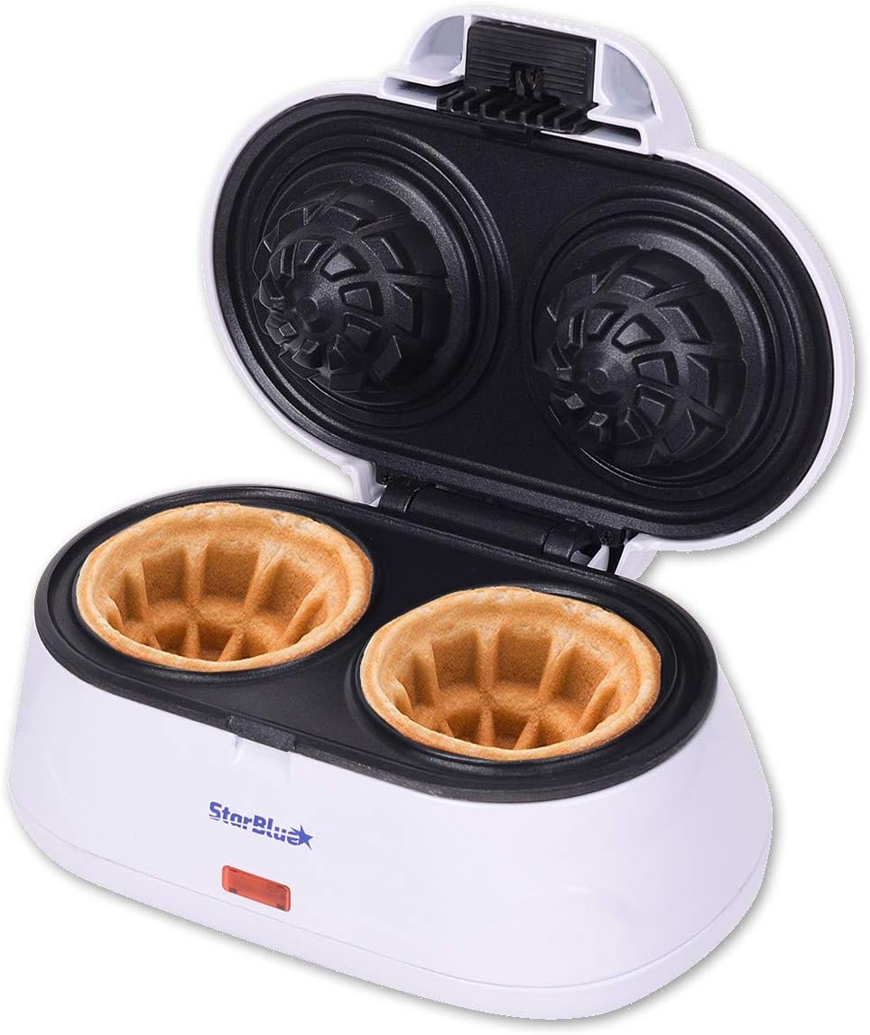 StarBlue - Macchina Per Waffle A Doppia Ciotola