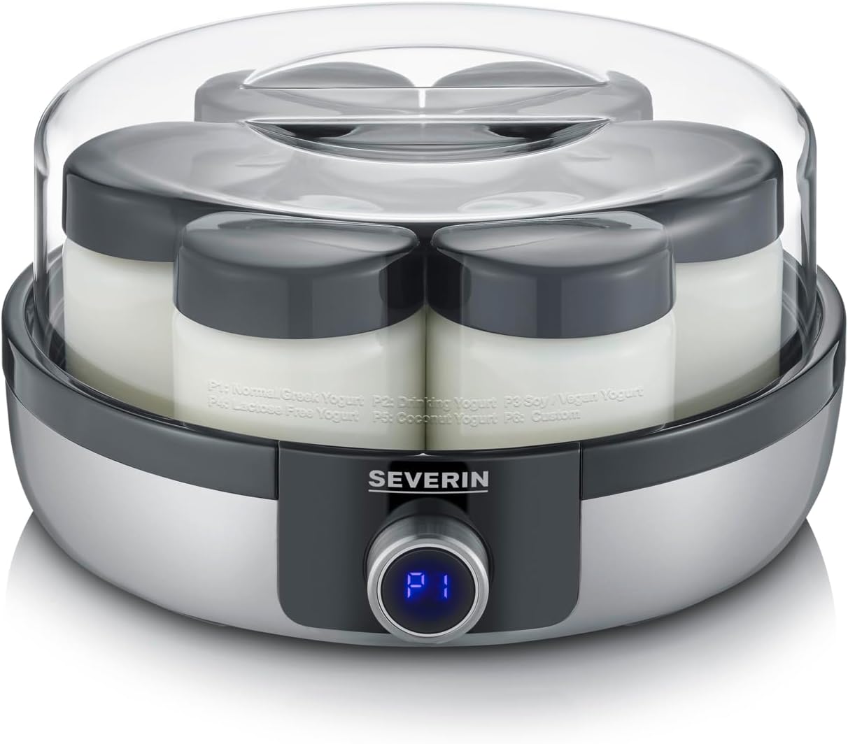 SEVERIN Yogurtiera Digitale con 5 Programmi Automatici