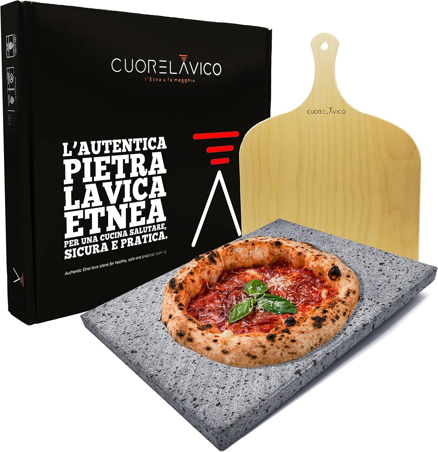 CUORE LAVICO - KIT PIASTRA REFRATTARIA IN PIETRA