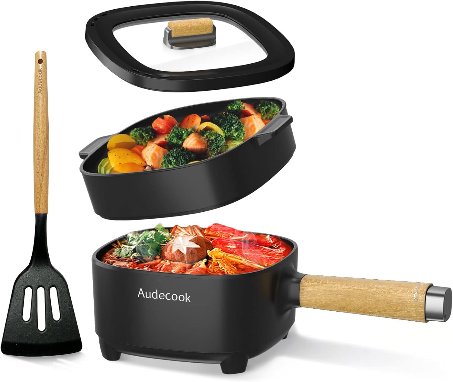 Audecook Padella elettrica 2L