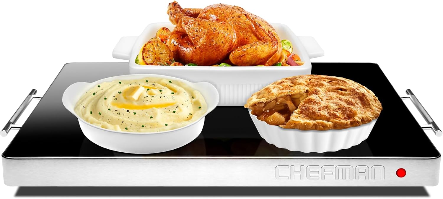 Scaldavivande elettrico Chefman con temperatura regolabile