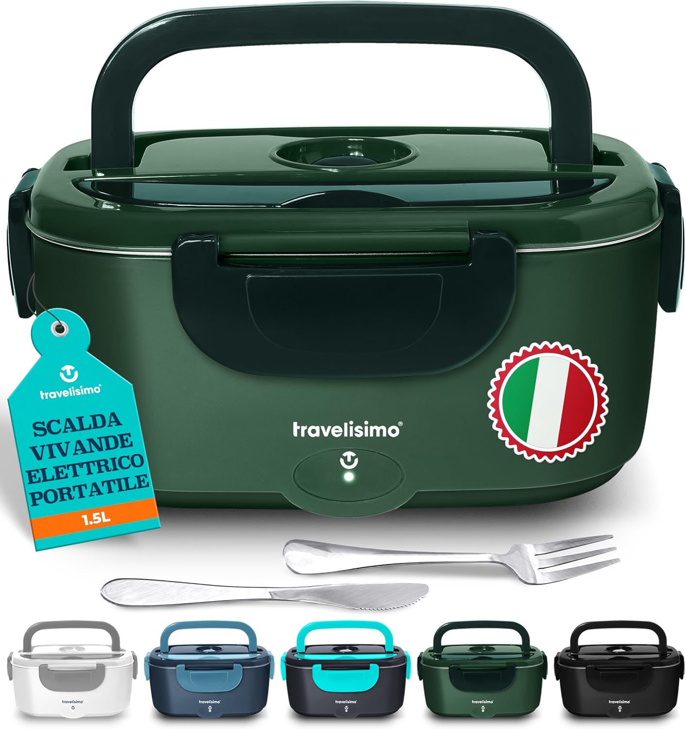 TRAVELISIMO Scaldavivande Elettrico Portatile 100W 1