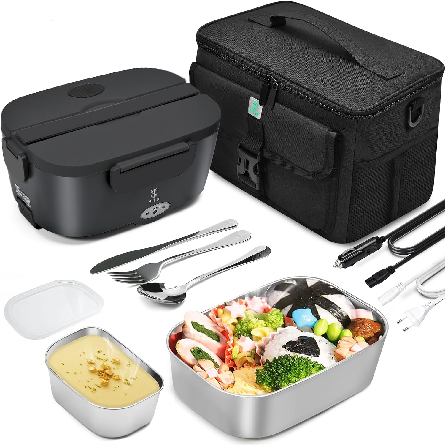 STN Scaldavivande Elettrico Portatile con 10L Borse isolate