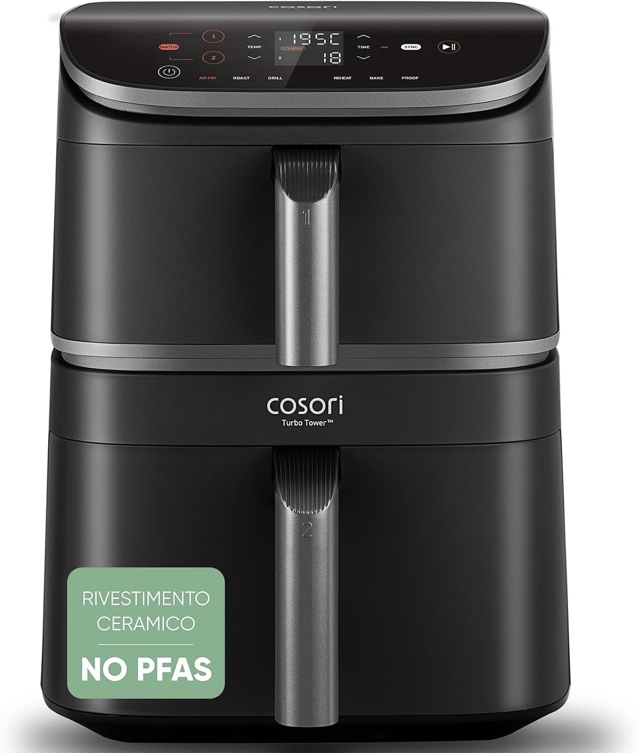 Cosori Turbo Tower Pro Friggitrice ad Aria 10