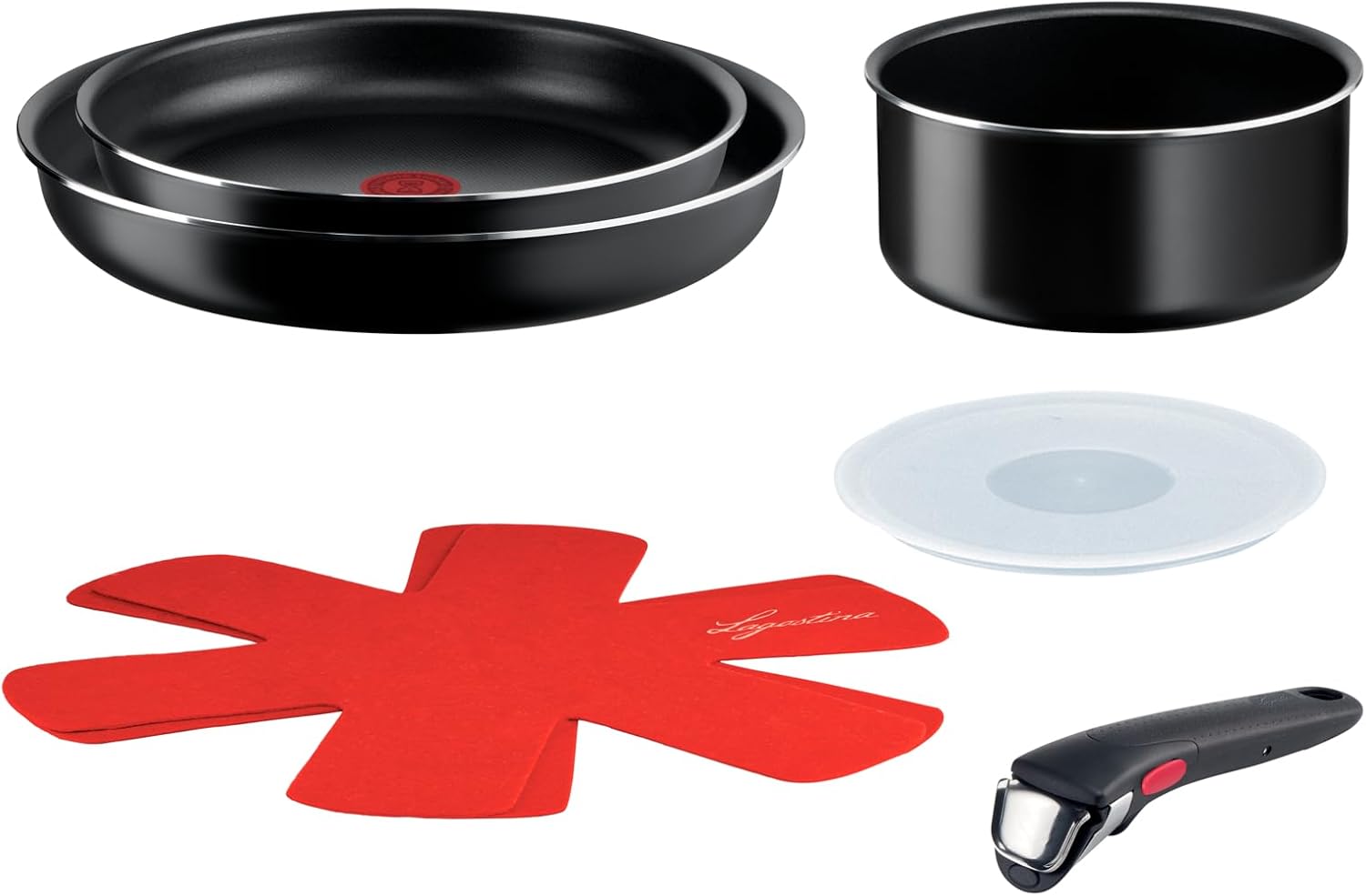 Lagostina Ingenio Easy Start Set di Pentole e Padelle antiaderenti