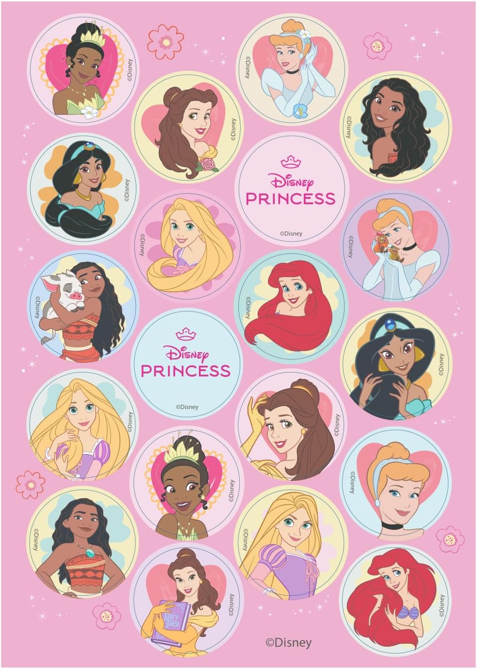 Dekora, Mini Dischi di Ostia di Principesse Disney