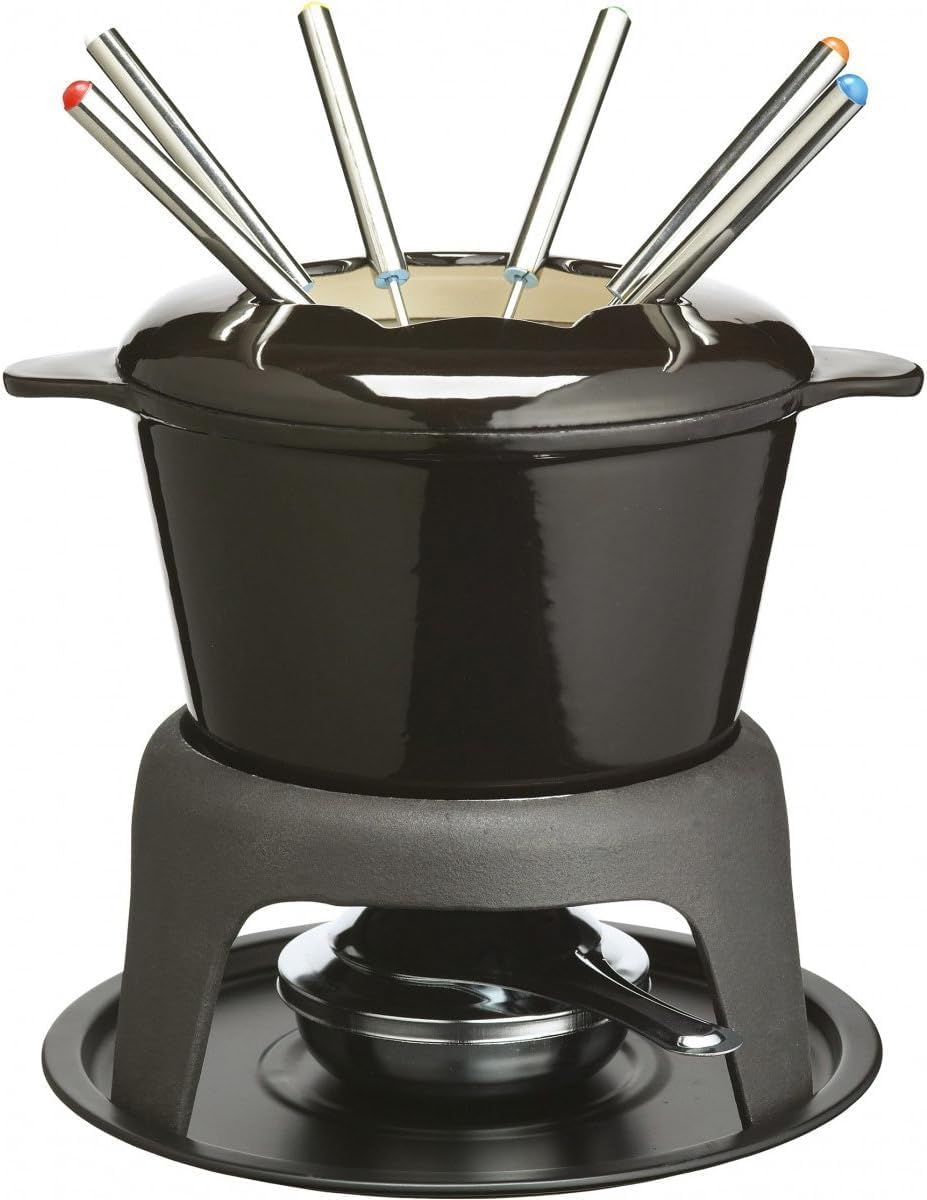 MasterClass Set per fonduta in ghisa per cioccolato