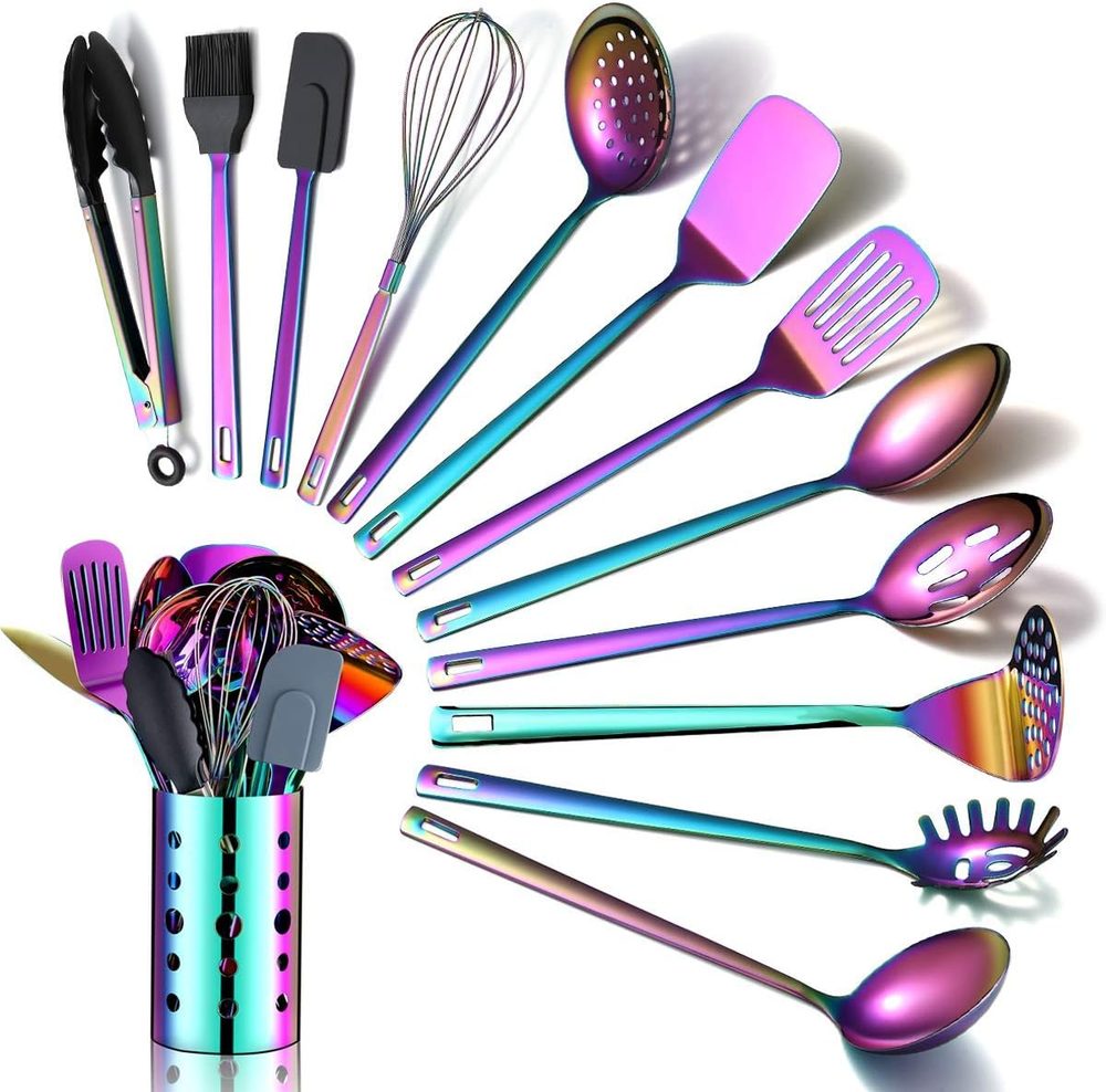 Set di utensili da cucina arcobaleno