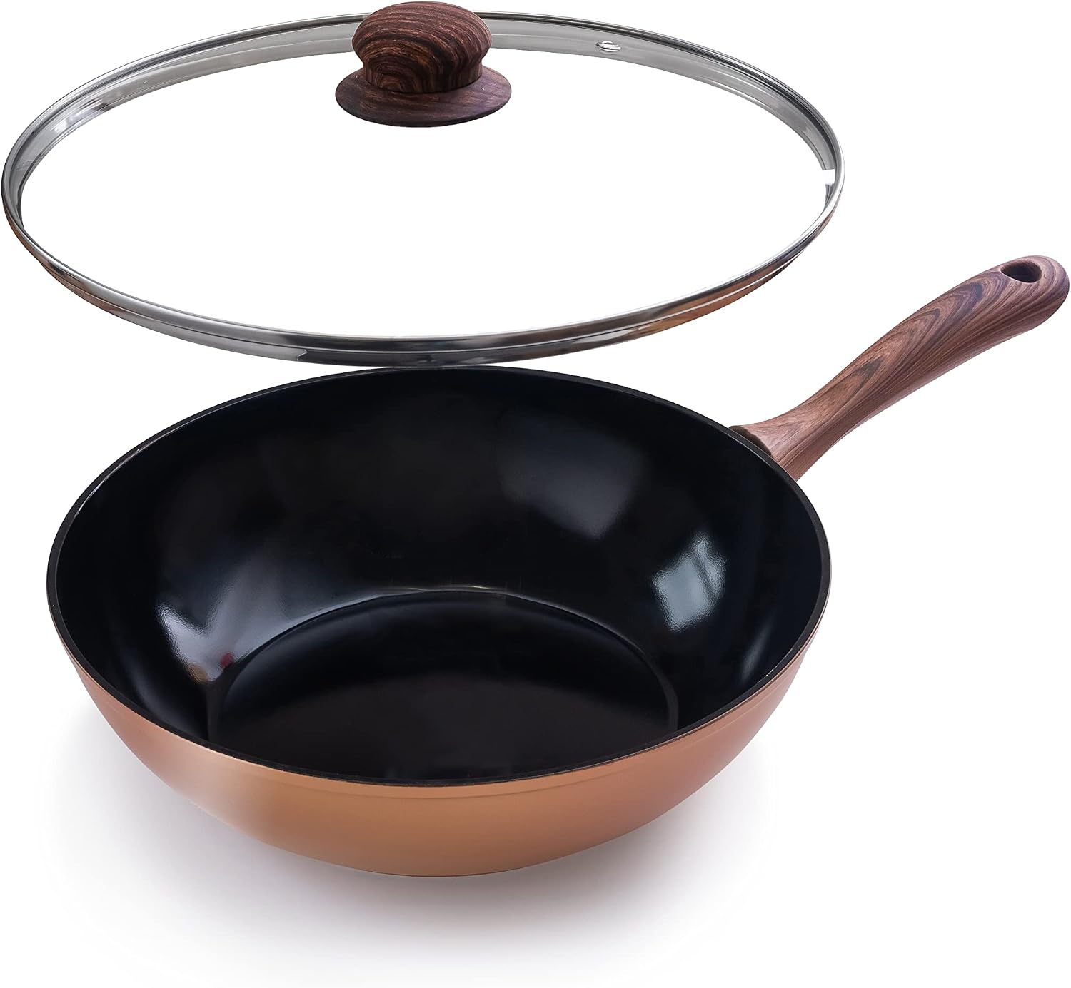 nuovva Wok aus Kupfer