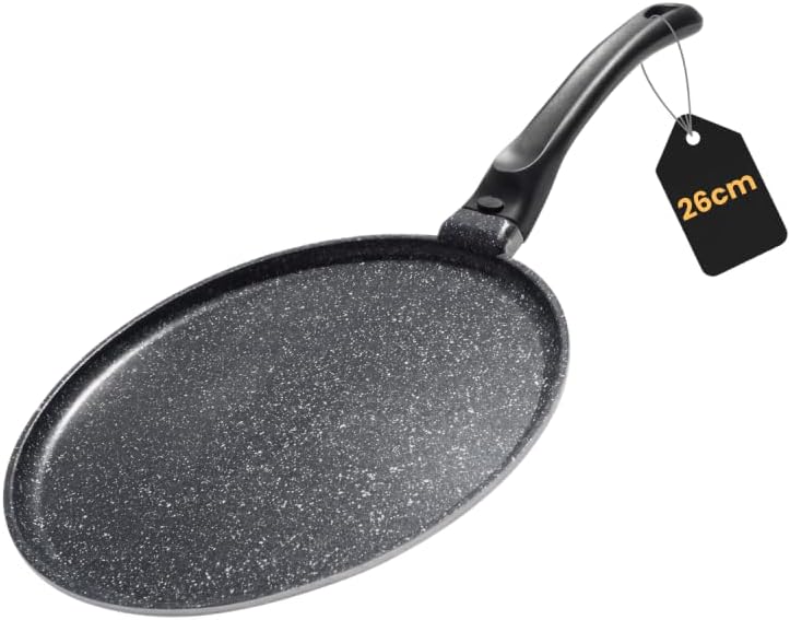 KitchenPro - Padella per crêpes con manico soft-touch