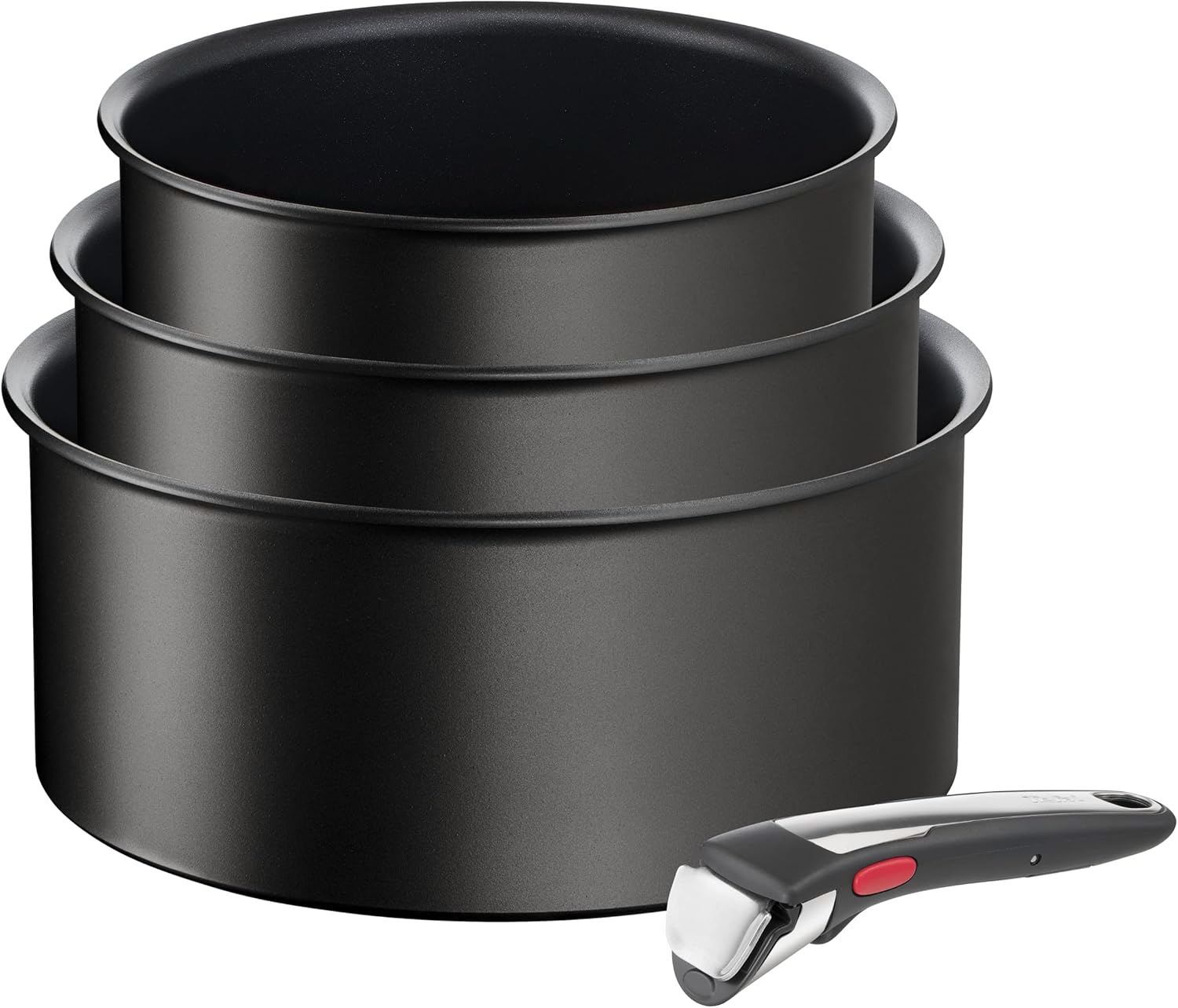 Tefal Ingenio - Set di 3 pentole + manico rimovibile