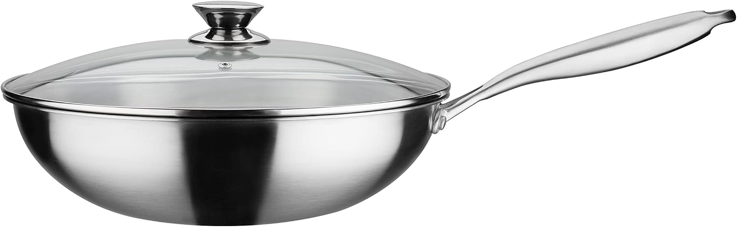 GSW Wok pro avec couvercle