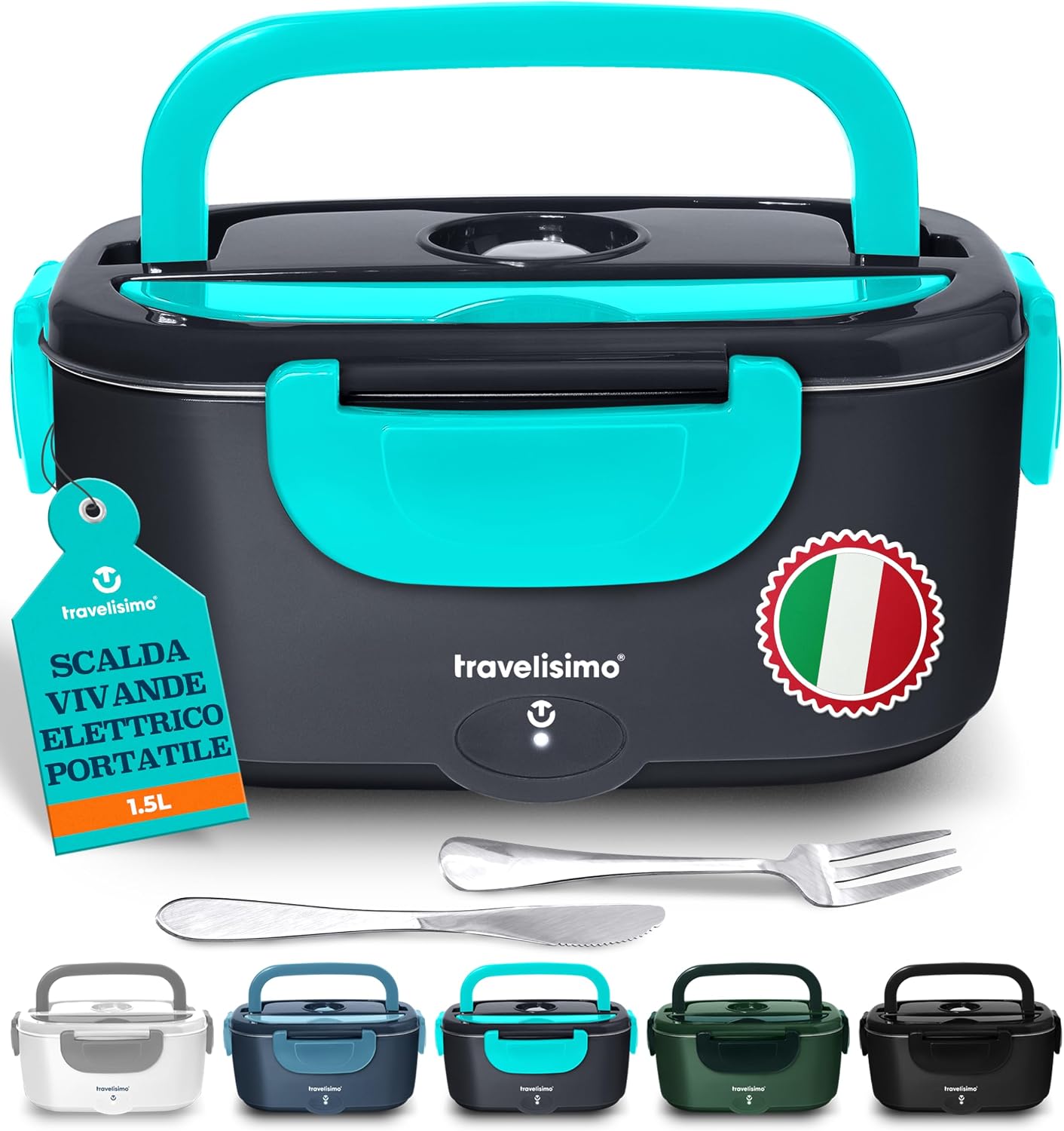 TRAVELISIMO Scaldavivande Elettrico Portatile 100W 1