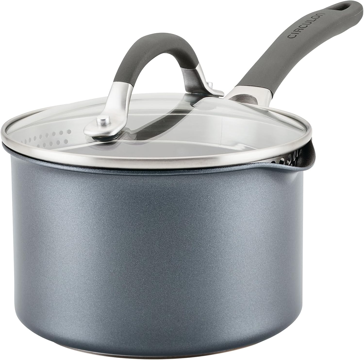 Circulon Casseruola antiaderente antigraffio con coperchio