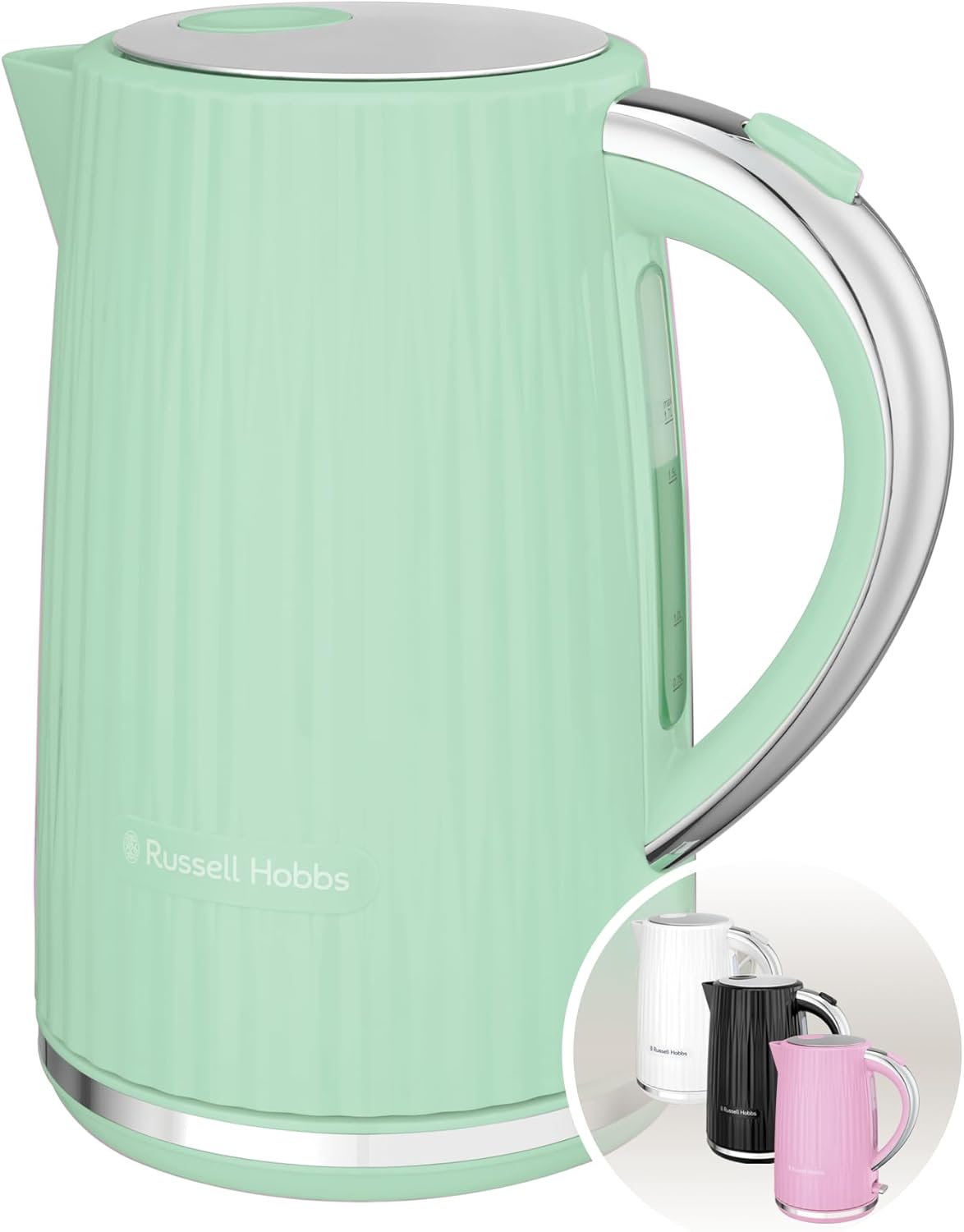 Russell Hobbs Bollitore Elettrico Eden Pistacchio (Capacità 1
