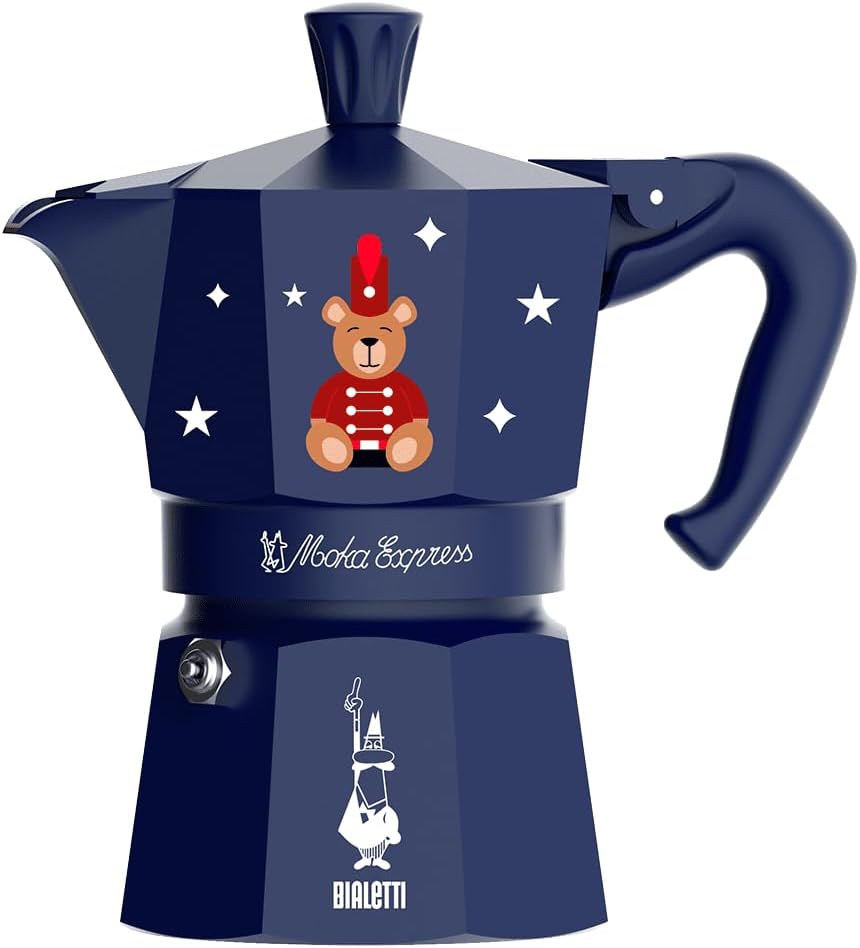 Bialetti Moka Express Blu Magico Ricordo 1 tazza