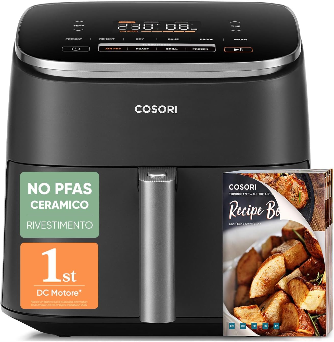 Cosori Friggitrice ad Aria Turbo Blaze 6 Litri