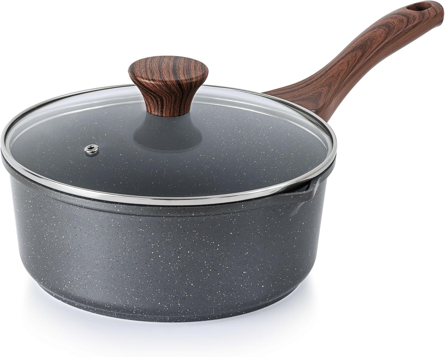 SENSARTE Casseruola Antiaderente 22 cm 3L Compatibile