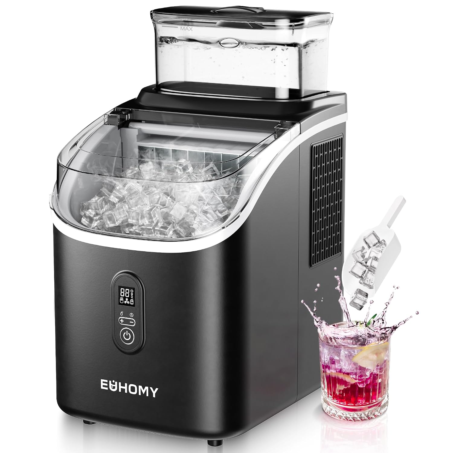 EUHOMY Macchina del Ghiaccio Casa: 15 KG/24H