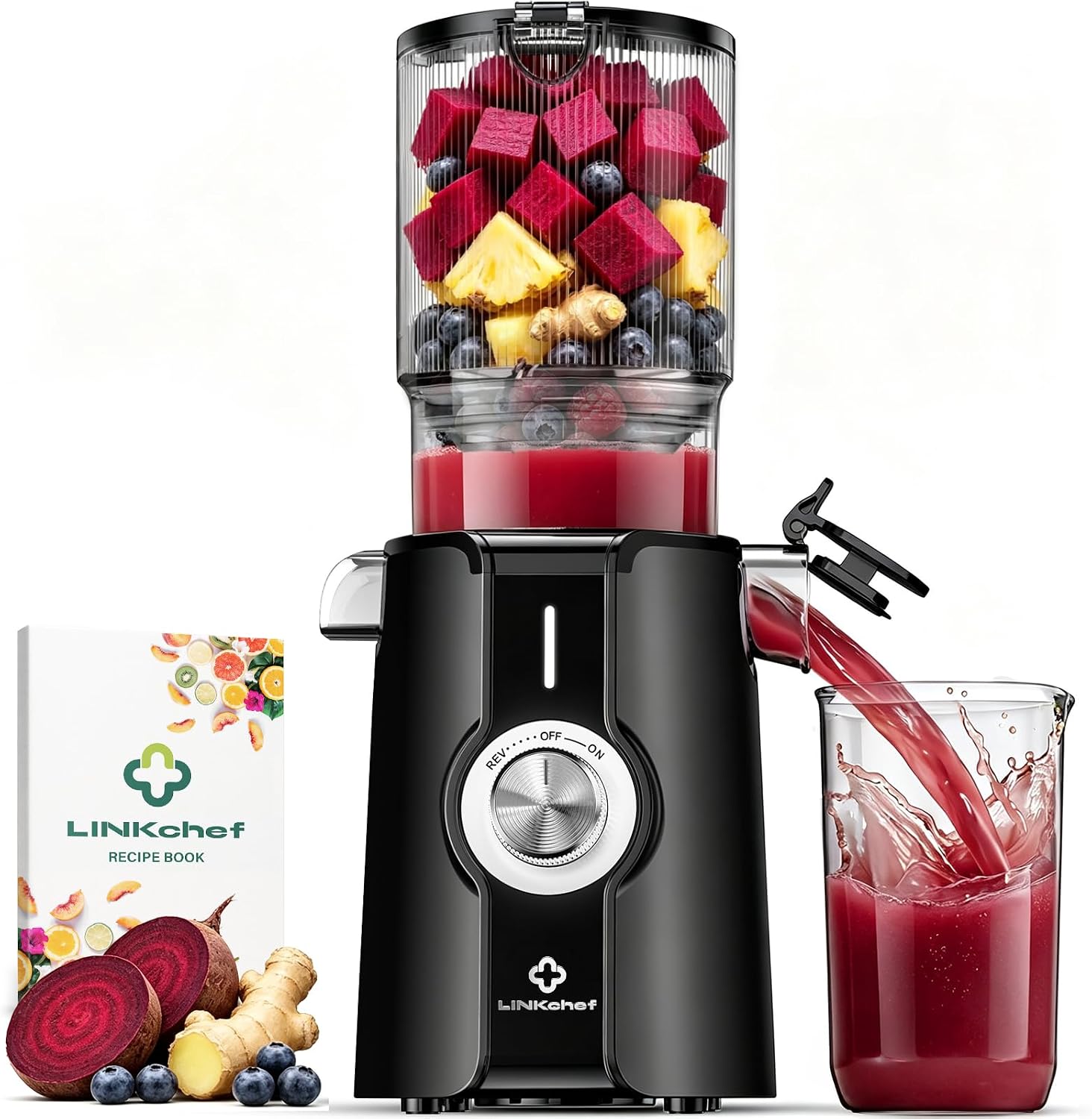 LINKChef Estrattore di succo per frutta e verdura